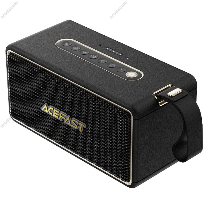 Портативна колонка Bluetooth ACEFAST K3 Max portable wireless speaker BT5.4 USBTF/AUX TWS 80W Black